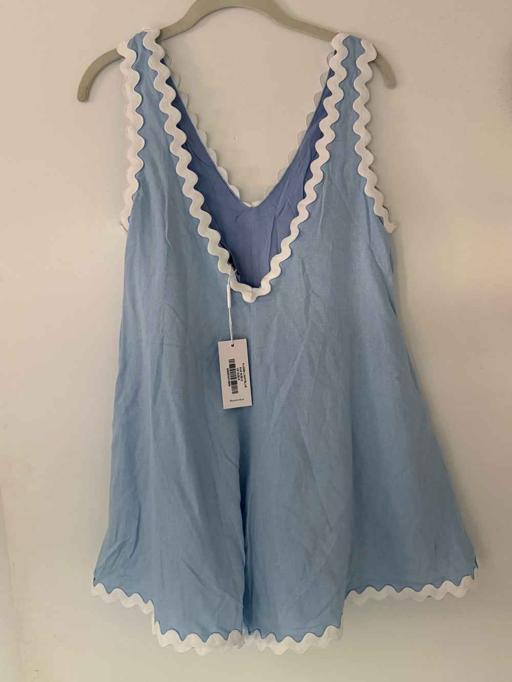 Petal & Pup Blue Dress Romper